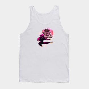 Neon Ninja Vaporwave aesthetic Japan Tank Top